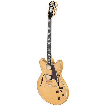 Deluxe DC Satin Honey D'Angelico