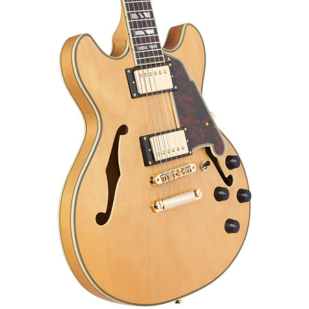 Deluxe Mini DC Satin Honey D'Angelico