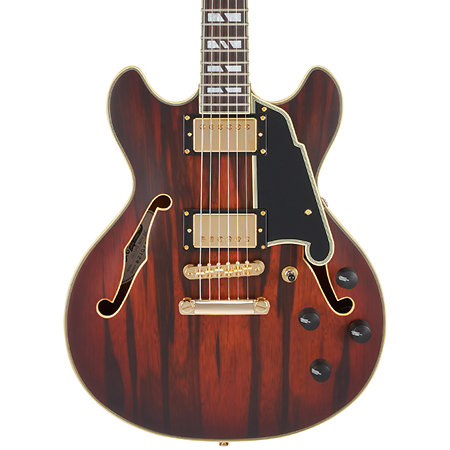 Deluxe Mini DC Satin Brown Burst D'Angelico