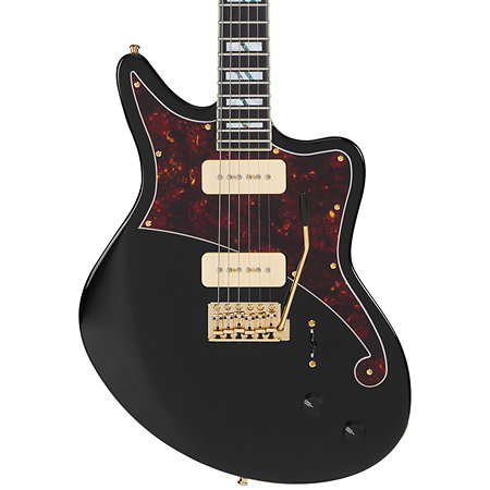 Deluxe Bedford Solid Black D'Angelico
