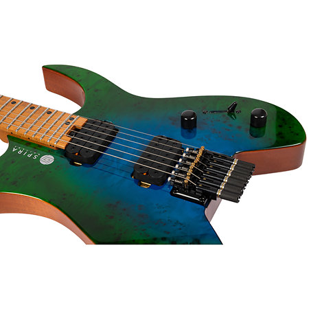 S-500 Headless GBR Transparent Green Spira