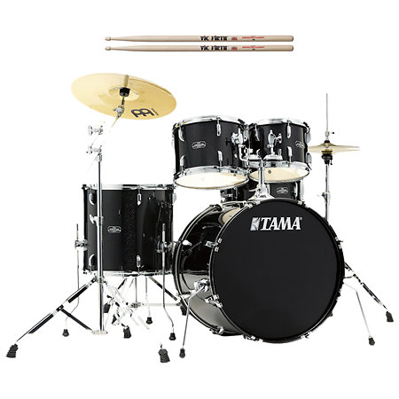 Tama Pack Stagestar 22 5-pcs Black Night Sparkle + Baguettes