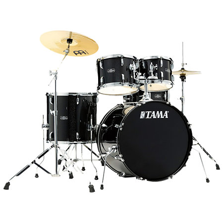 Pack Stagestar 22 5-pcs Black Night Sparkle + Baguettes Tama