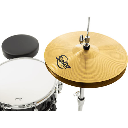 Pack Roadshow Fusion 20'' 5 fûts Jet Black + Baguettes Pearl