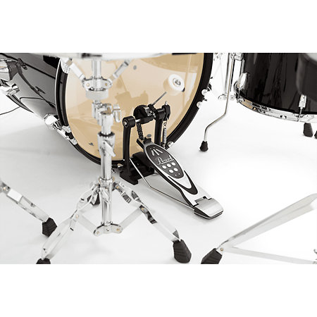 Pack Roadshow Fusion 20'' 5 fûts Jet Black + Baguettes Pearl