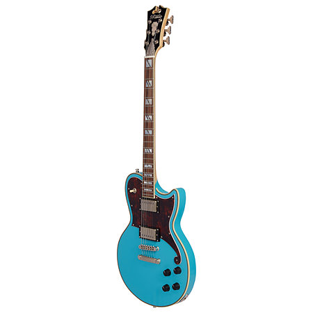 Deluxe Brandon Niederauer Signature Atlantic Sonic Blue D'Angelico