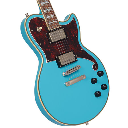 Deluxe Brandon Niederauer Signature Atlantic Sonic Blue D'Angelico