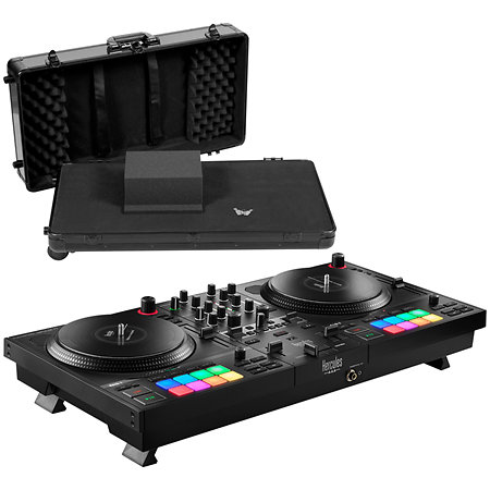 DJ Control Inpulse T7 + Case Control FLX10 Trolley W Black Hercules DJ