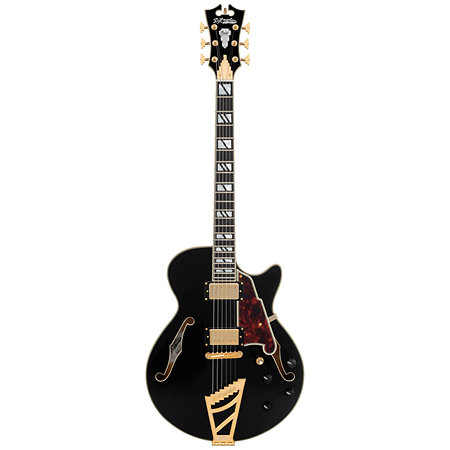 Excel SS Solid Black D'Angelico