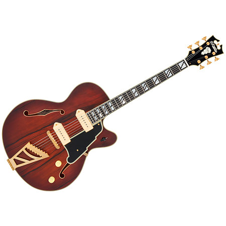 D'Angelico Deluxe 59 Satin Brown Burst