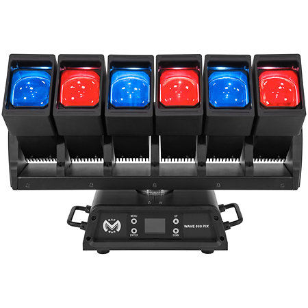 Pack Wave 660 Pix (la paire) + Flightcase 2in1 Mac Mah
