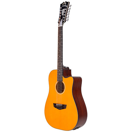 Premier Bowery 12 LS Satin Vintage Natural D'Angelico