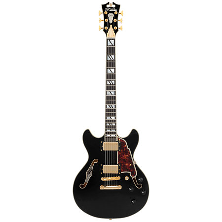 Excel Mini DC Solid Black D'Angelico