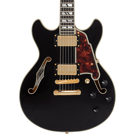Excel Mini DC Solid Black D'Angelico