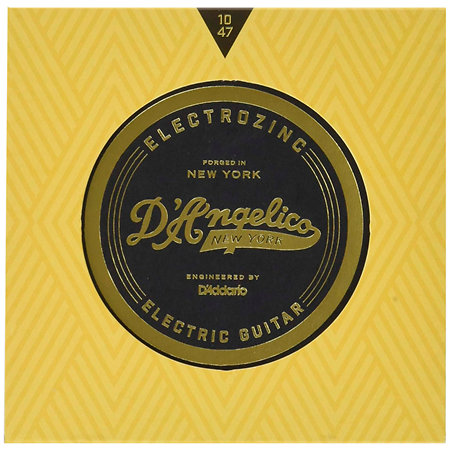 D'Angelico Electrozinc Strings Jazz 10's Extra Light 10-47