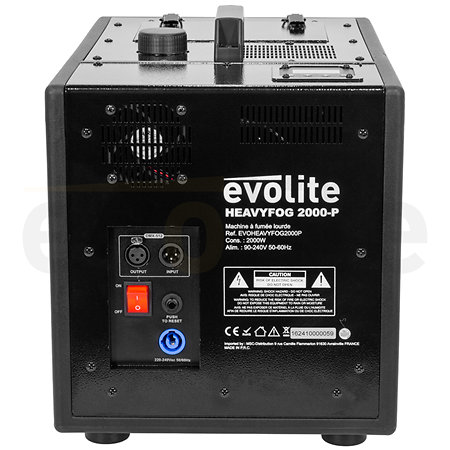 HeavyFog 2000-P + 1 an de liquide Evolite
