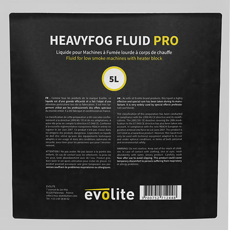 HeavyFog 2000-P + 1 an de liquide Evolite