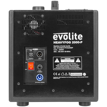 HeavyFog 2000-P + 1 an de liquide Evolite