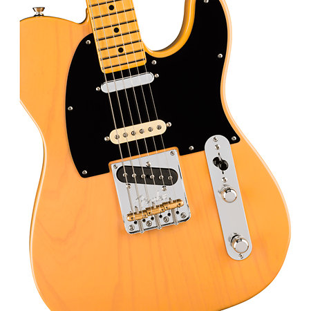 American Professional Hot Shot Telecaster Maple Butterscotch Blonde Fender