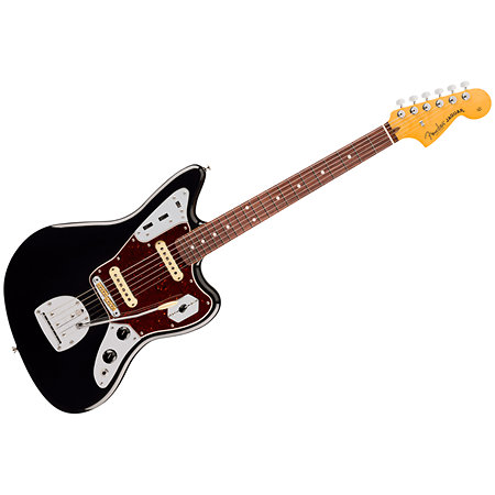 American Professional Jaguar RW Black Fender