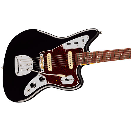 American Professional Jaguar RW Black Fender