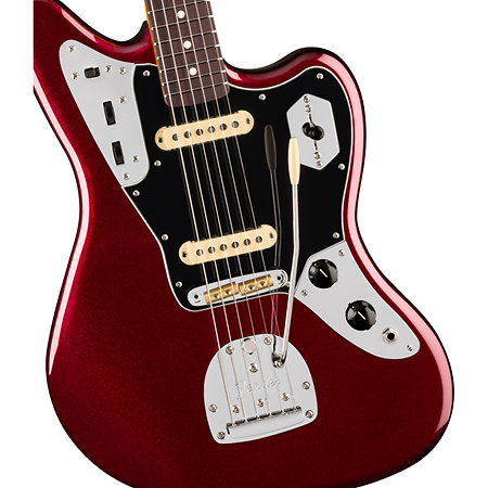American Professional Jaguar RW Oxblood Fender