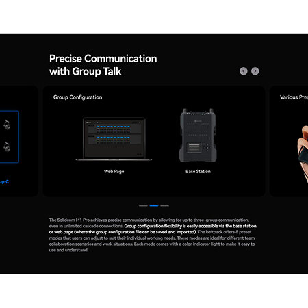 Solidcom M1 Pro 4B - Pack Intercom Hollyland