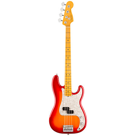 American Professional Precision Bass Maple Aged Cherry Burst Fender