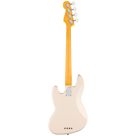American Professional Jazz Bass Maple Olympic White Fender