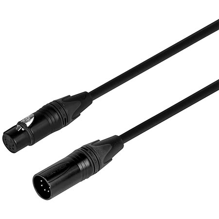 MAGIC FX Flexible DMX Cable 5 pole XLR Male / Female 1 m