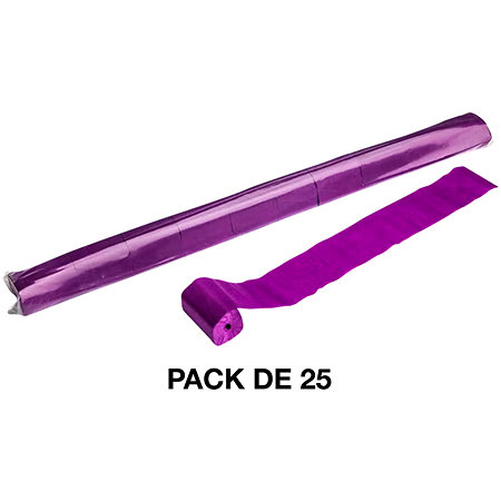 MAGIC FX Stadium Streamers Violet 20 m x 5 cm (Pack de 25)
