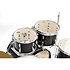 Pack Roadshow Fusion 20'' 5 fûts Jet Black + Baguettes Pearl