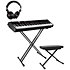 Pack NPK-20 Black + Stand + Banquette + Casque NUX Keys