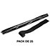 Stadium Streamers Noir 20 m x 5 cm (Pack de 25) MAGIC FX