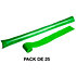 Stadium Streamers Vert clair 20 m x 5 cm (Pack de 25) MAGIC FX