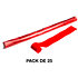 Stadium Streamers Rouge 20 m x 5 cm (Pack de 25) MAGIC FX