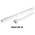 Stadium Streamers Blanc 20 m x 5 cm (Pack de 25) MAGIC FX