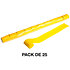 Stadium Streamers Jaune 20 m x 5 cm (Pack de 25) MAGIC FX