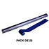 Stadium Streamers Bleu foncé 20 m x 2,5 cm (Pack de 25) MAGIC FX