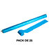 Stadium Streamers Bleu clair 20 m x 2,5 cm (Pack de 25) MAGIC FX