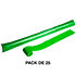 Stadium Streamers Vert clair 20 m x 2,5 cm (Pack de 25) MAGIC FX