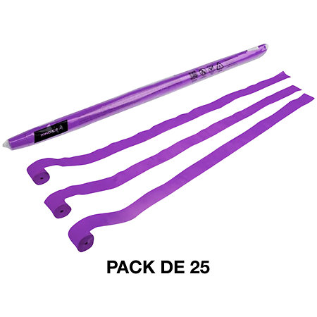 MAGIC FX Stadium Streamers Violet 20 m x 2,5 cm (Pack de 25)