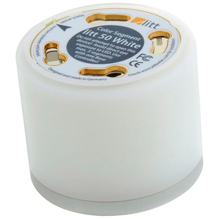 Yellowtec Litt color 50/35 mm blanc gamme alu YT9304