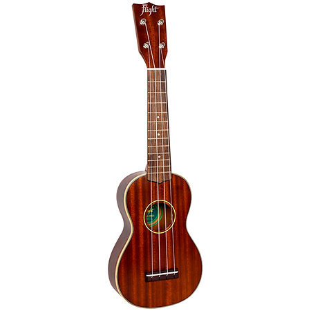 MUS2 Heritage Solid Mahogany Soprano + Housse Flight