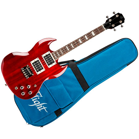 Flight Pioneer Tenor Cherry Red + Housse