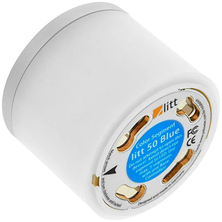Yellowtec Litt color 50/35 mm bleu gamme alu YT9305