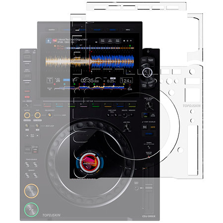 TOPDJSKIN ALPHA TETHA CDJ 3000X