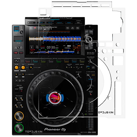 TOPDJSKIN PIONEER CDJ 3000 Skin transparent