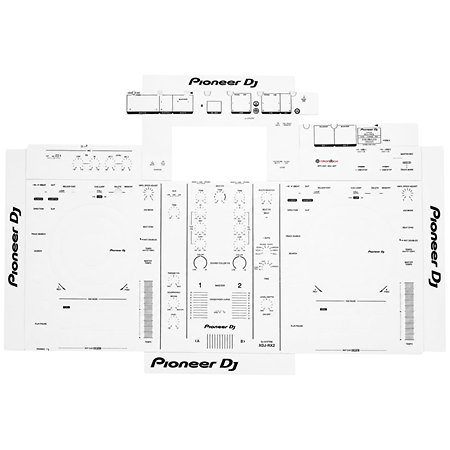 TOPDJSKIN PIONEER XDJ RX2 White Adhesive