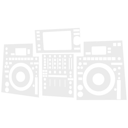 TOPDJSKIN PIONEER OPUS QUAD Skin transparent